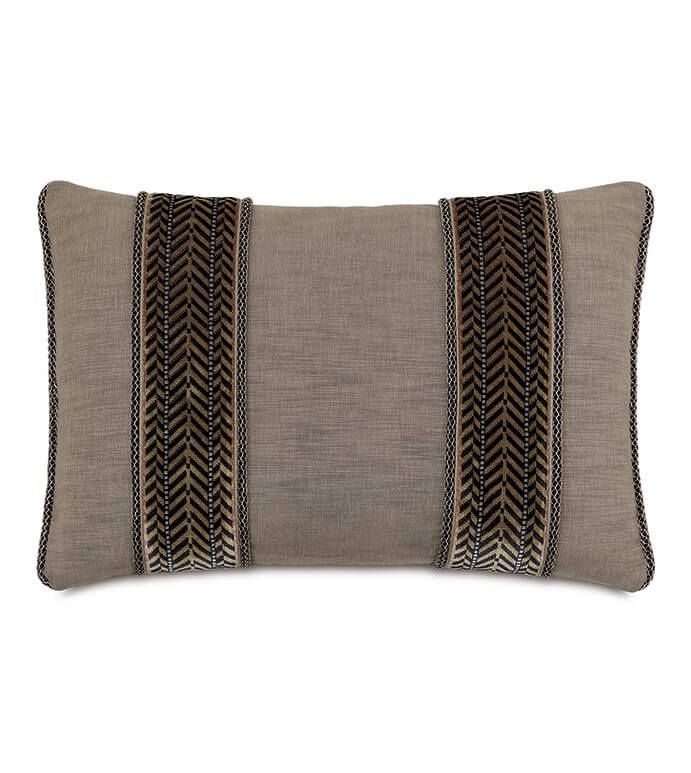 Luxury Chevron Pattern Decorative Pillow