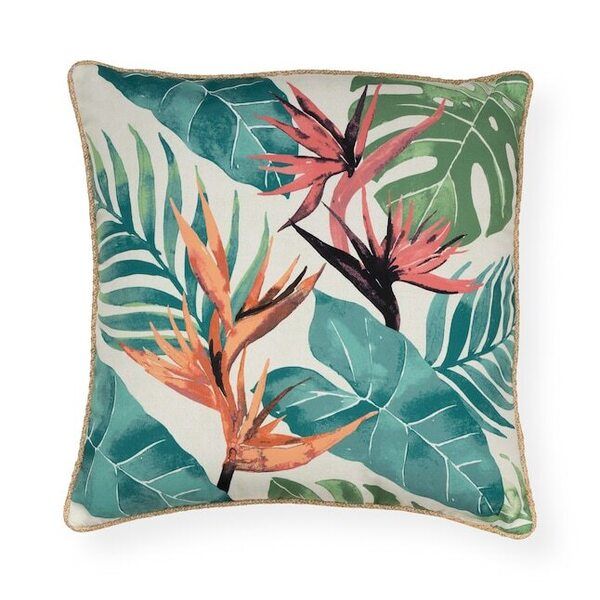 Bird of Paradise Throw Pillow