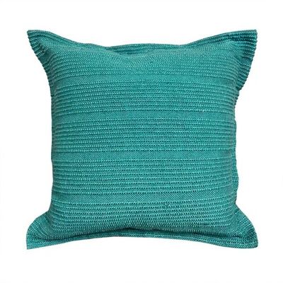 Outdoor Solid Teal Accent Pillow