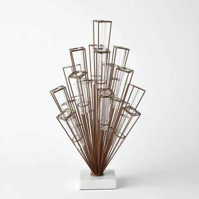 Modern Table Centerpiece Flower Holder Sculpture