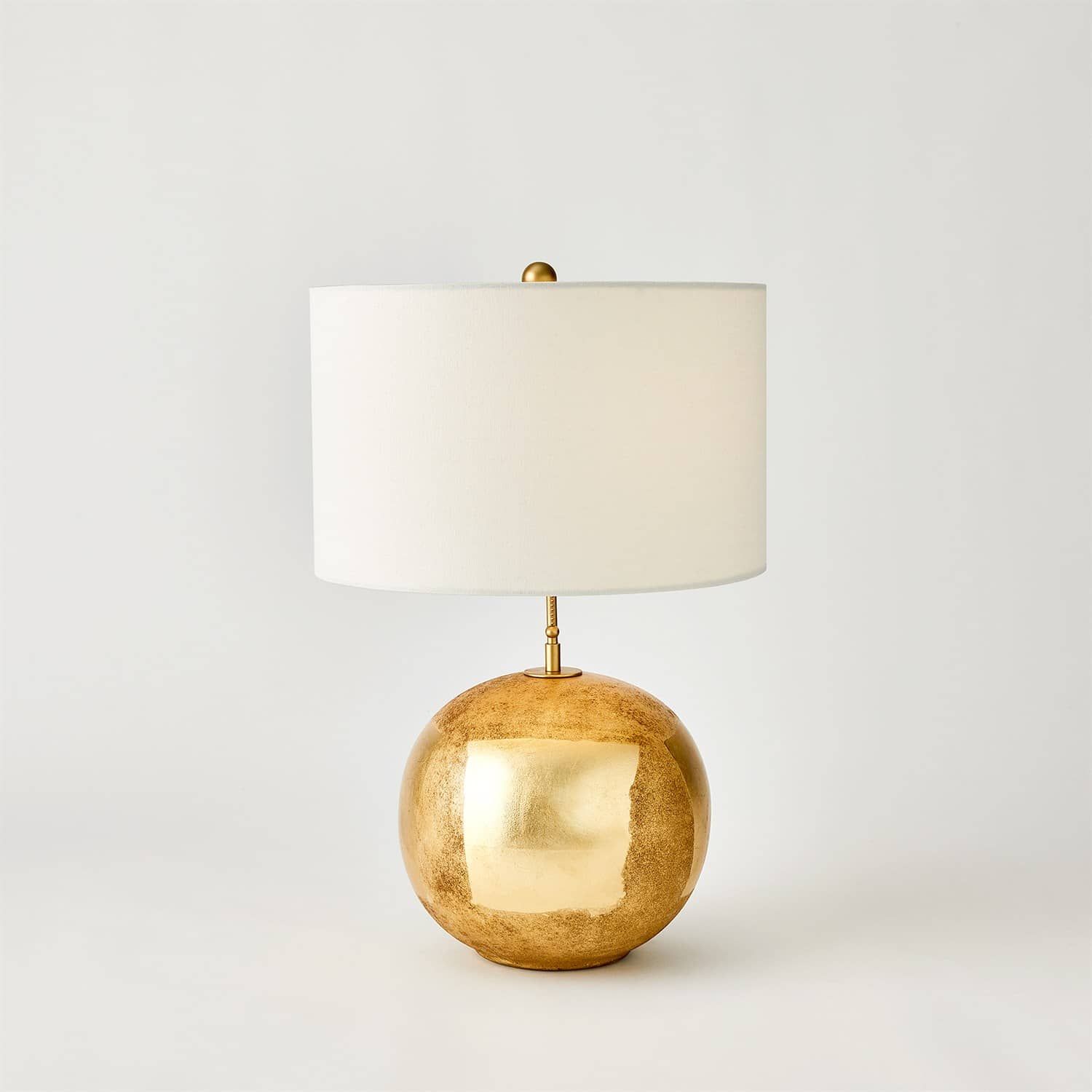 Gilded Orb Ceramic Table Lamp