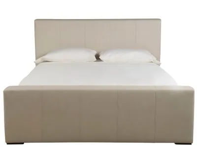 Modern Frost Leather King Bed