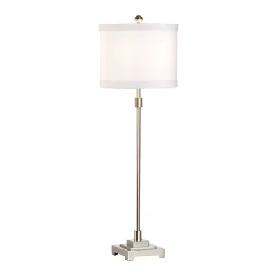 Modern Brushed Nickel Table Lamp