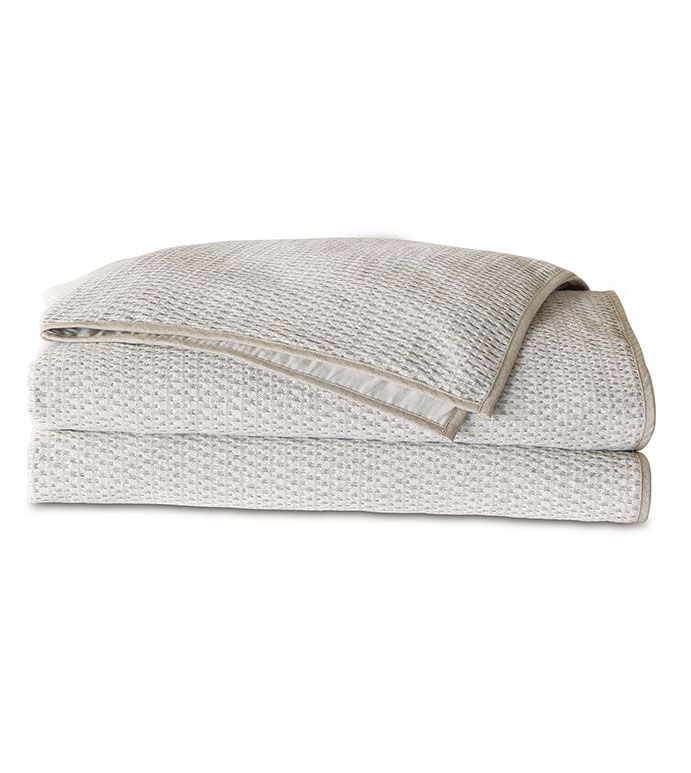 Beige Linen Coverlet King Size