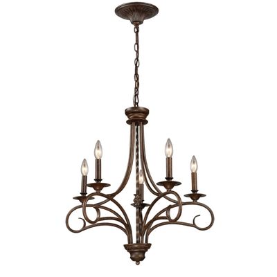 Vintage European Style 5-Light Chandelier