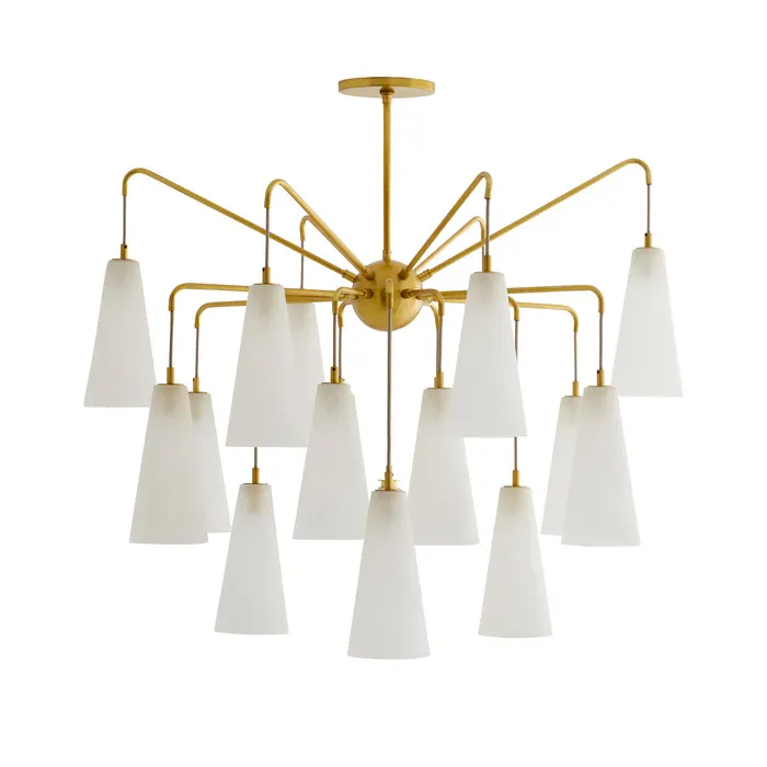 Modern Entrance Hall Large Chandelier