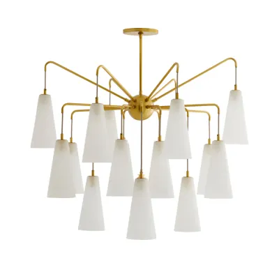 Modern Entrance Hall Large Chandelier