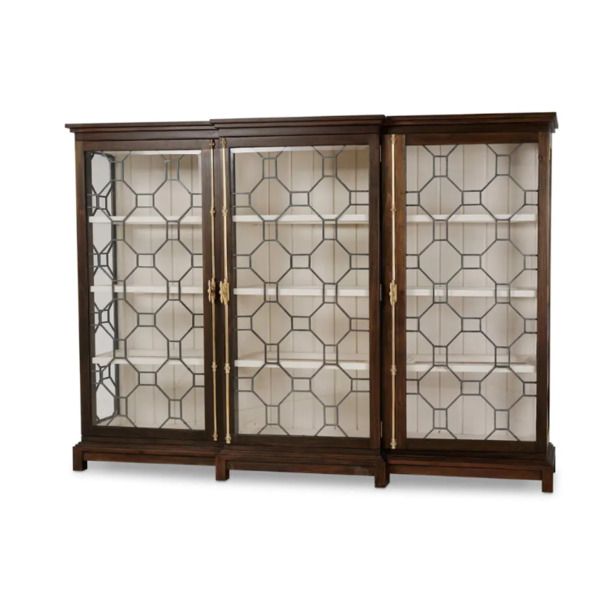 Modern Luxury 3-Door Display Cabinet 