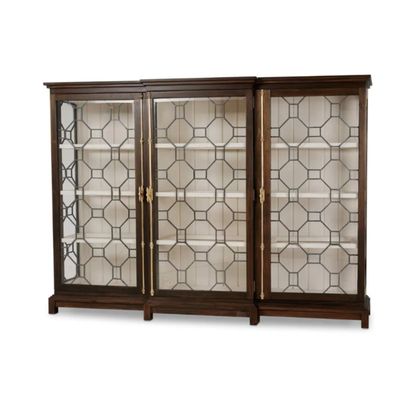 Modern Luxury 3-Door Display Cabinet 