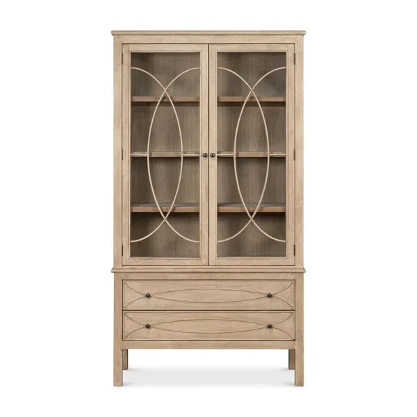 Reclaimed Pine Storage Etagere Bookcase