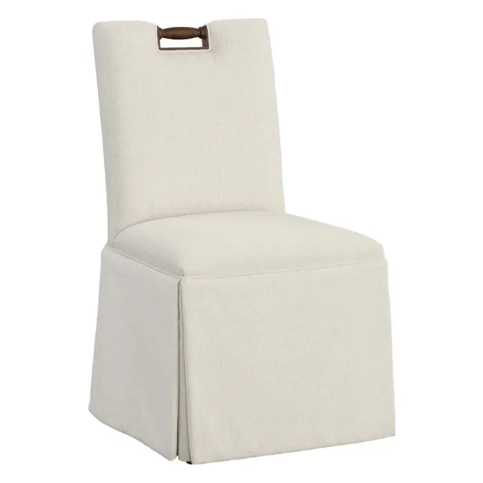 Pull Short Back Skirted Dining Chair