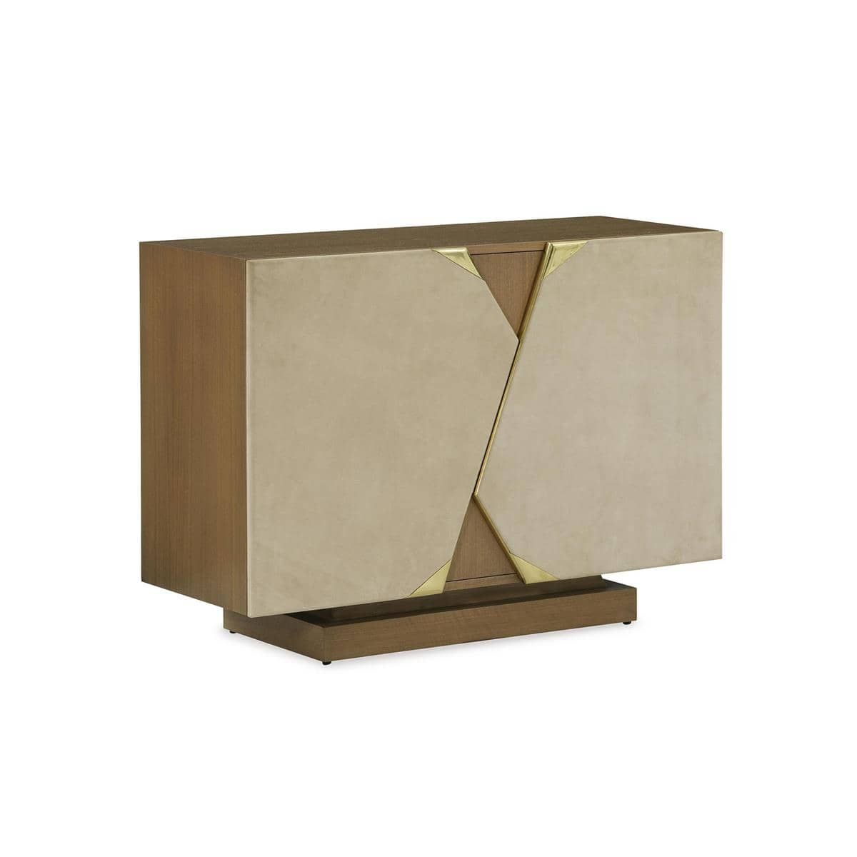 Two Door Accent Cabinet Wood