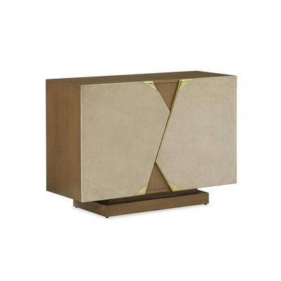 Two Door Accent Cabinet Wood
