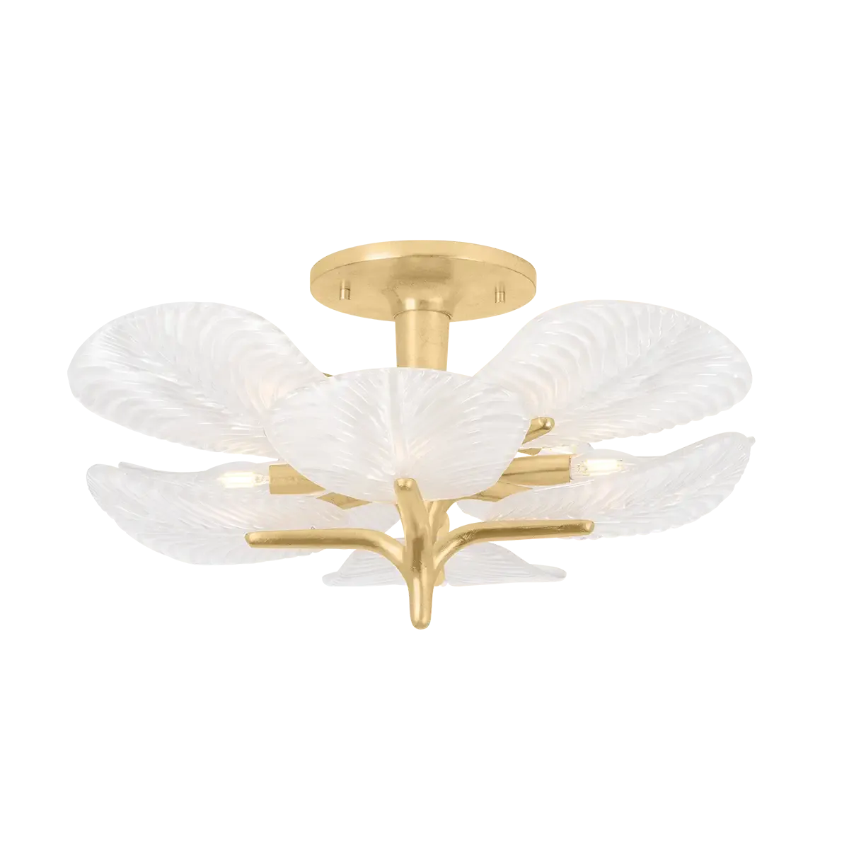 Botanical Semi-Flush Chandelier