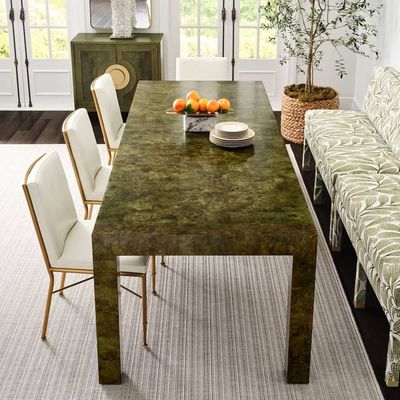 Olive Extension Tile Top Dining Table