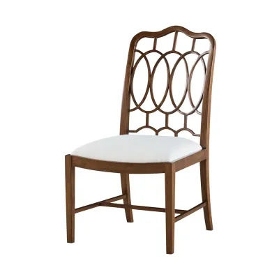 Classic Carved Motif Dining Chair