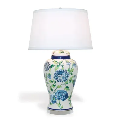 Charlotte Blue Floral Table Lamp Charlotte Blue Floral Table Lamp