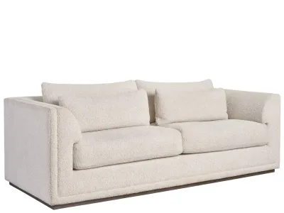 Modern White Performance Fabric Sofa Modern White Performance Fabric Sofa