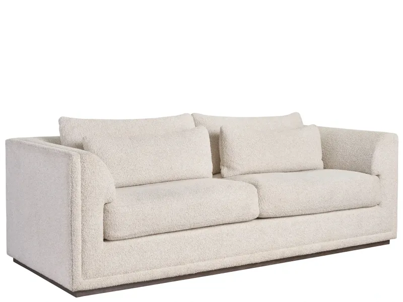Modern White Performance Fabric Sofa
