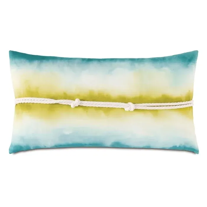 Handpainted Ombre Decorative Pillow Handpainted Ombre Decorative Pillow