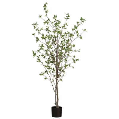 84" Artifical Cornus Tree with Real Touch Leaves