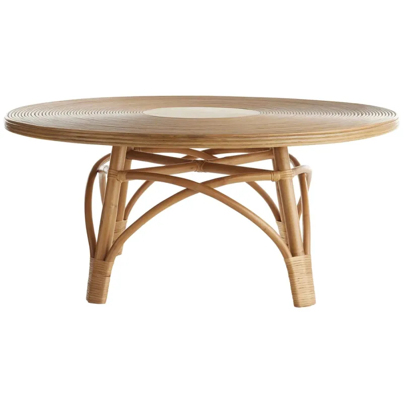 Rattan Cocktail Table by Celerie Kemble