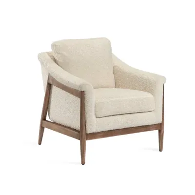 Shearling Upholstered Accent Chair