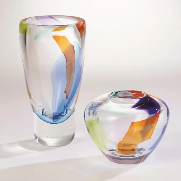 Rainbow Glass Vase - Small/Large