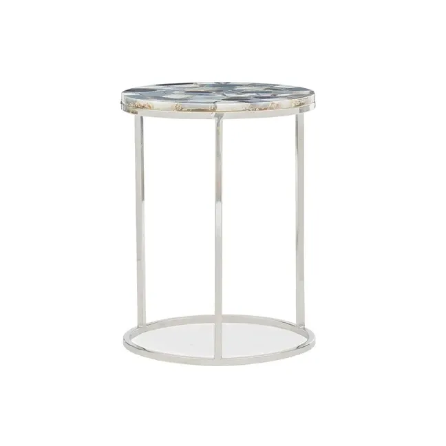 Agate Stone Top Side Table Agate Stone Top Side Table
