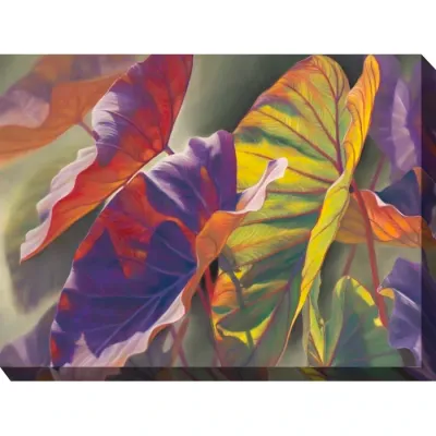 Tropical Leaves Outdoor Canvas Art Tropical Leaves Outdoor Canvas Art
