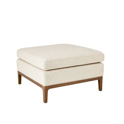 Laguna Natural Square Upholstered Ottoman