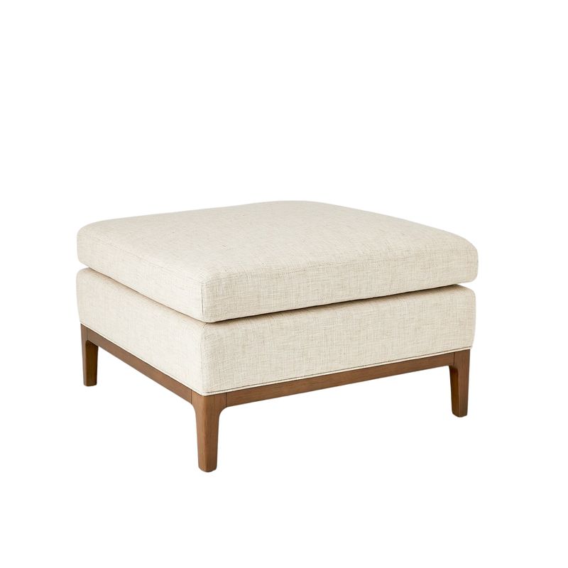 Laguna Natural Square Upholstered Ottoman