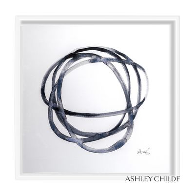 Geometric Spiral Ring Circle Abstract Framed Wall Art Geometric Spiral Ring Circle Abstract Framed Wall Art