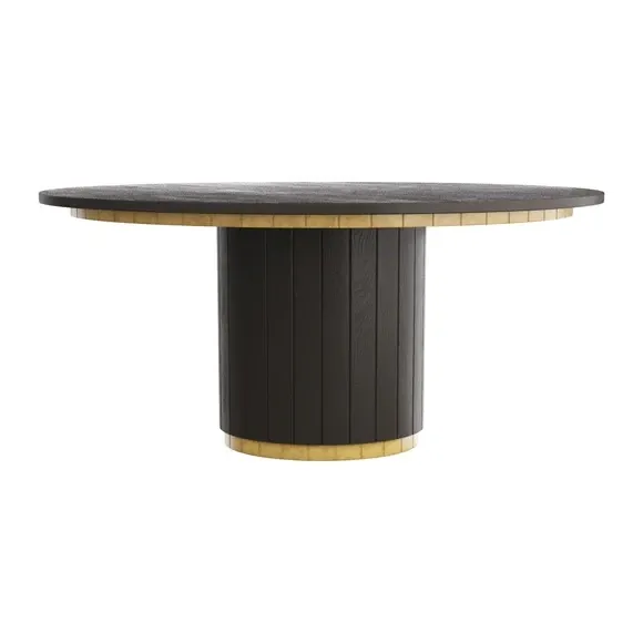 Ebony Dining Table - 60 Inch