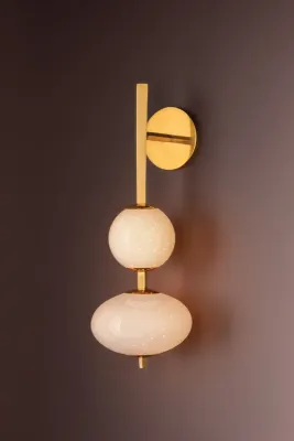 Modern Vertical Globe LED Sconce vertical globe wall lamp
