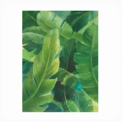 Tropical Banana Leaves Outdoor Art