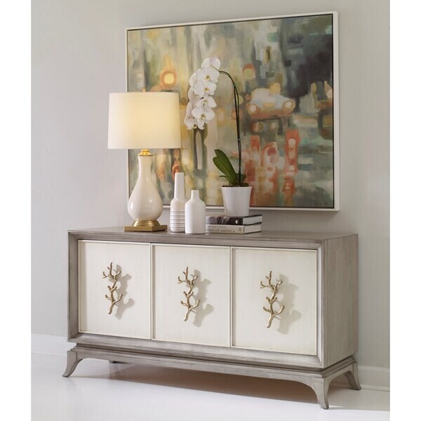 Grey  & White Cabinet 60" x 32"