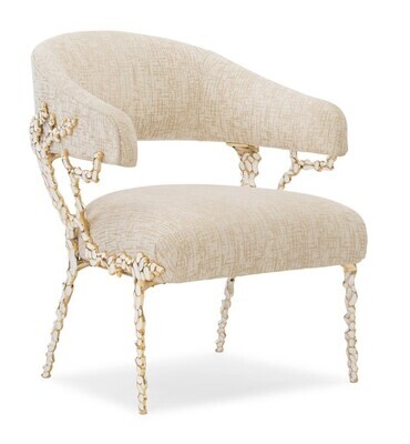 Modern Gold Brush Barrel Accent Chair Modern Gold Brush Barrel Accent Chair