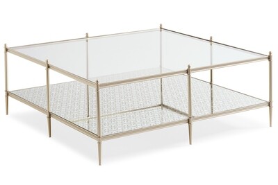 Perfectly Square Cocktail Table with Storage Perfectly Square Cocktail Table with Storage