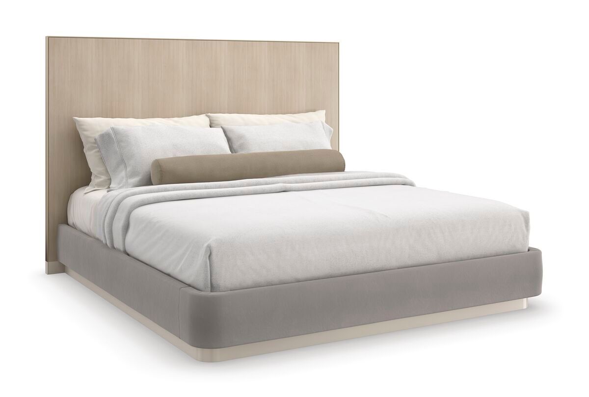 Modern Dry Martini Finish King Bed Modern Dry Martini Finish King Bed