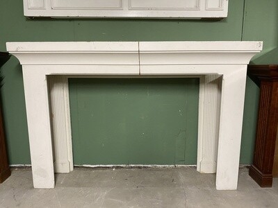 Fireplace Mantle White TRP