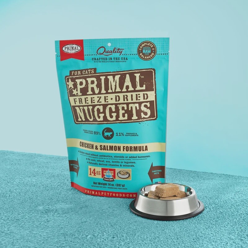 PRIMAL Cat FD Chicken Salmon 14 oz