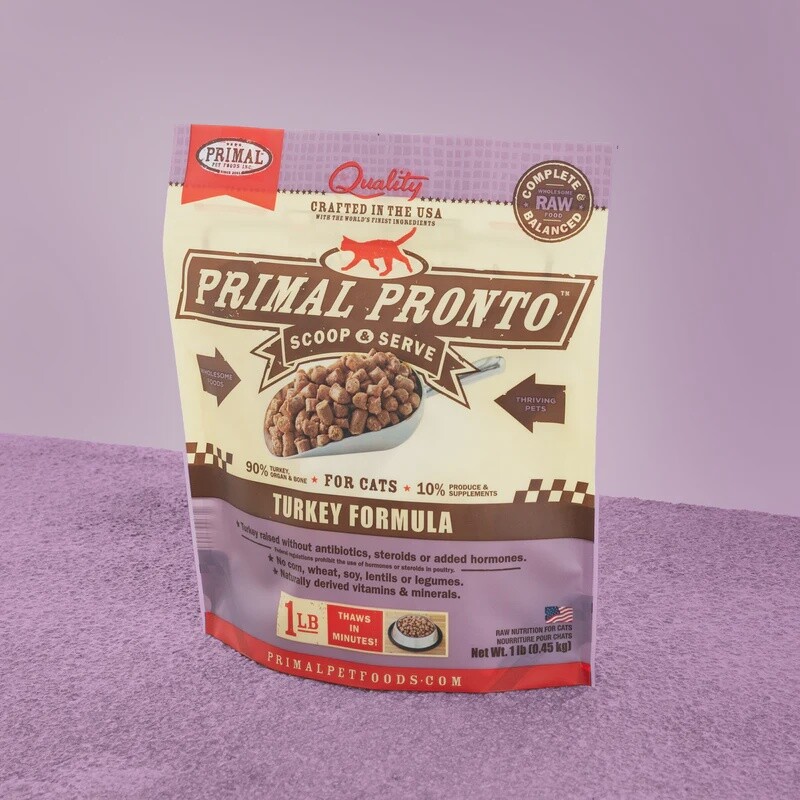 PRIMAL Cat Pronto Turkey 01 lb