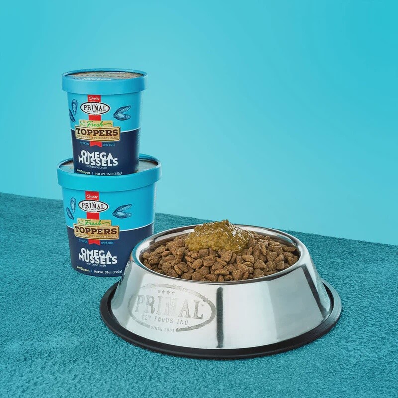 PRIMAL Fresh Topper Omega Mussel 16 oz
