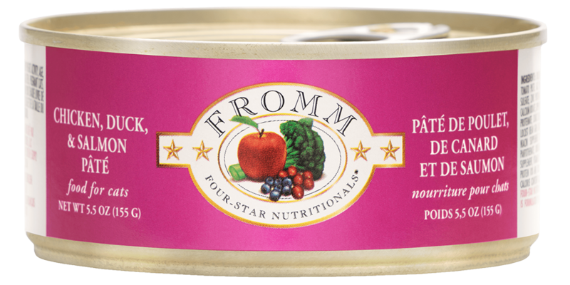 FROMM Cat 4 Star Chicken Duck Salmon Pate 05.5 oz