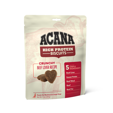ACANA Biscuit Beef Liver Lg 09 oz