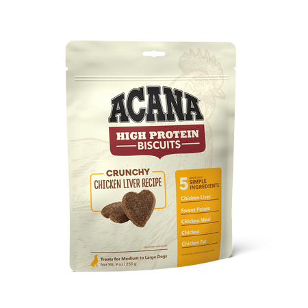 ACANA Biscuit Chicken Liver Sm 09 oz
