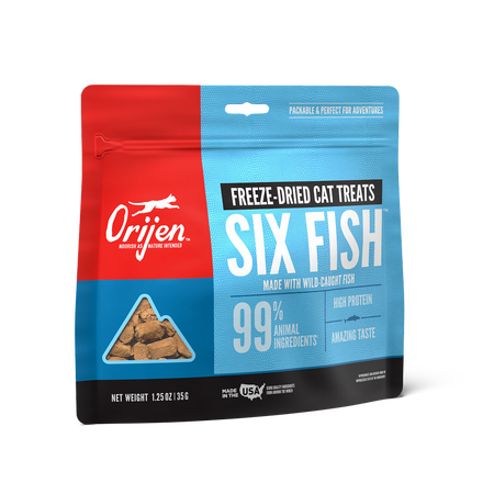 ORIJEN Cat FD Treats 6 Fish 01.25 oz