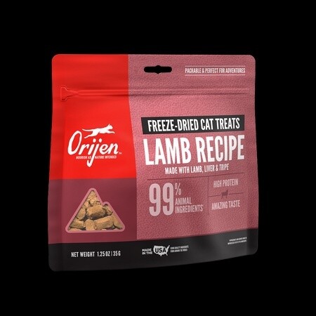ORIJEN Cat FD Treats Lamb 01.25 oz