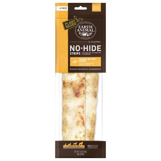 810049514983 No Hide Dog Strips - Peanut Butter - Pack of 4, Size: 15 OZ, Colour: OC, Season: OS